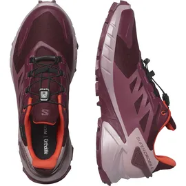 Salomon Supercross 4 Gore-Tex Damen tawny port/deauville mauve/cherry tomato 43 1/3