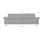 creation by rolf benz 2-Sitzer CR.450, Designsofa, Loungesofa, modern Landhaus, Füße in Nussbaum, Breite 168 cm beige