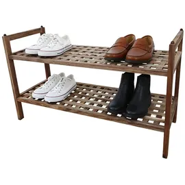 Relaxdays Schuhregal 41 x 69 x 26 cm braun / braun