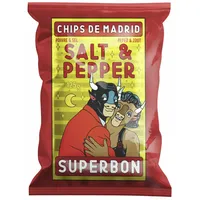 Superbon Chips Poivre und Sel Kartoffelchips mit Salz und Pfeffer 125g