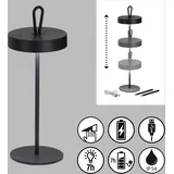 FHL easy FHL easy, Tischlampe, FHL Dord LED höhenverstellbar Touch 2,5W dimmbar schwarz 850343