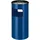 V-Part Ascher-Papierkorb 50 Liter, blau