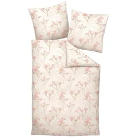 JANINE Carmen S Unifarben Beige 135 x 200 cm + 80 x 80 cm