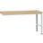 Manuflex Ansatztisch UNIVERSAL Standard, Tischplatte Multiplex, 1750x1000, lichtgrau