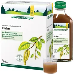Schoenenberger Birke naturreiner Heilpflanzensaft 3X200 ml Saft