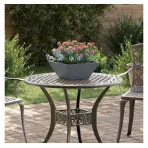 vidaXL Plastikpflanzkübel 35 x 35 x 15 cm Anthrazit
