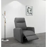 otto home Relaxsessel OTTO HOME "KAYLI mit Schaukel-, Dreh und Liegefunktion, Webstoff, Federkern", grau (anthrazit), B:75cm T:92,5cm, Sessel, Relaxsessel, Lesesessel, TV-Sessel mit Reclinerfunktion, 360 drehbar