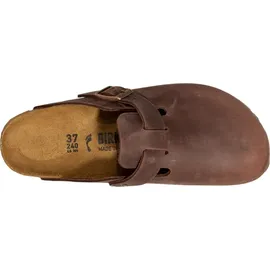 Birkenstock Boston Nubukleder geölt schmal habana 38