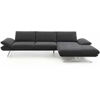 KOINOR Ecksofa Elements Stoff Schwarz