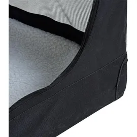 Estexo Hundebox Faltbox XXL Transporttasche faltbar Tierbox Hunde Schwarz