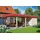 SKANHOLZ Carport Wendland 4,09 x 8,70 m unbehandelt rot mit Abstellraum