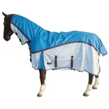eQuitack Your Passion Is Our Mission Regendecke Fliegendecke 600D Wasserdicht BLAU & GRAU 2-in-1 Blau - 105cm