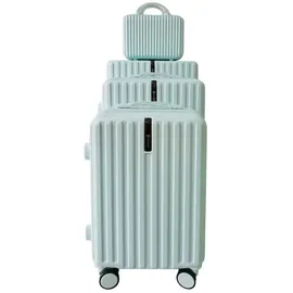 NTK-Collection Leandra Koffer-Set 4-tlg. blau/silber