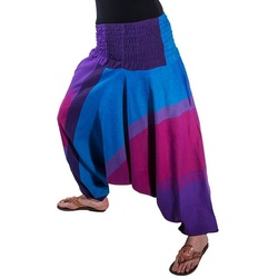 KUNST UND MAGIE Haremshose Kunst und Magie Damen orientalische Yoga Freizeit Haremshose lila