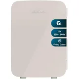 Cecotec Bolero MiniColing MiniColing Mini-Kühlschrank, 6 l, Bahamas, Beige, 6 l, Betrieb 12-220 V, geeignet für Autos und Wohnwagen, Kühl- und Wärmefunktion, Temperatur verstellbar von 5 °C bis 65 °C
