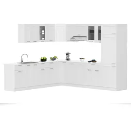 VCM Unterschrank Eck Küchenschrank Colura 76 x 76 x 82 cm Weiß