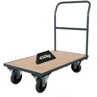 Proregal Plattformwagen, Grau, Holz, 60x102x98 cm, Freizeit, Heimwerken, Handwerkzeuge