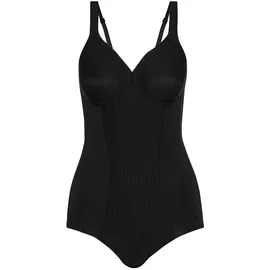 Triumph "Modern Soft+Cotton Bodysuit schwarz, Baumwolle, Elastan, Polyamid,