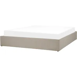 Beliani Dinan 180 x 200 cm Hellbraun