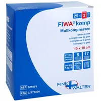 FINK & WALTER GMBH Mullkompressen 10 x 10 cm 50 St.
