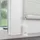 LIEDECO Plissee Floral 90 x 130 cm Klemmfix/weiß