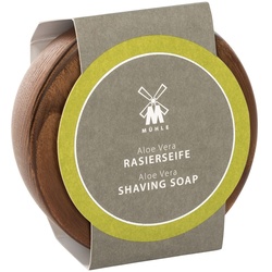Mühle Rasierseife in Holzschale, mit Aloe Vera, für sensible Hauttypen Rasur 065 kg Herren