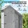 Outsunny Geräteschrank 5,15 x 1,29 m Grau