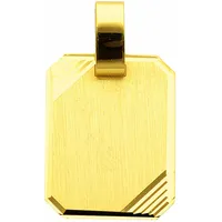 Anhänger mit Gravur ADELIA ́S "Damen 585 Gold Gravurplatte Anhänger", gold, Schmuckanhänger, Damen, Gelbgold 585 Gold, Gelbgold 585, Gold, Goldschmuck für Damen
