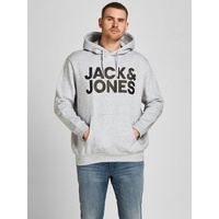 JACK & JONES Large Size Corp Logo Kapuzenpullover Light