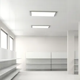 ETC Shop LED Einbaupanel 36W quadratisch Aluminium