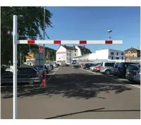 Schake Höhenbegrenzer 2000 mm zum Einbetonieren + Dreikantverschluss, Lichte Weite: 2000 mm