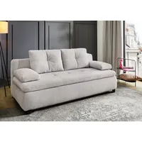 Jockenhöfer Schlafsofa Polyester 2-Sitzer Grau