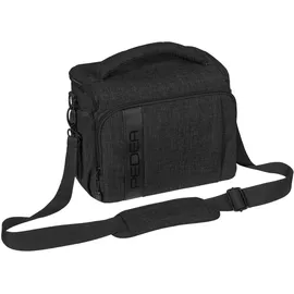PEDEA Kameratasche FASHION (Kamera Schultertasche), Schwarz