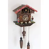 CLOCKVILLA HETTICH-UHREN Kuckucksuhr Schwarzwaldhaus 0,00 braun