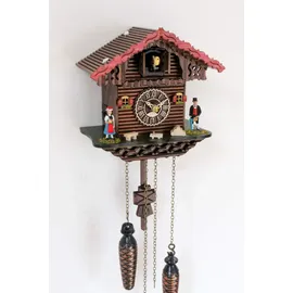 CLOCKVILLA HETTICH-UHREN Kuckucksuhr Schwarzwaldhaus 0,00 braun