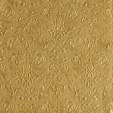 Ambiente Home Ambiente Servietten Lunch / Party 33x33cm Elegance Gold Geprägt / embossed