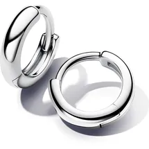 Pandora Creolen Runde Huggie-Kreolen-Ohrringe Silber 293286C00 onesize