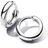 Pandora Creolen Runde Huggie-Kreolen-Ohrringe Silber 293286C00 onesize