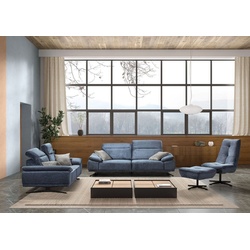 Möbeldreams Chesterfield-Sofa Modernes Sofa-Set Lara 3-3-1 Verstellbare Rückenlehne Chesterfield