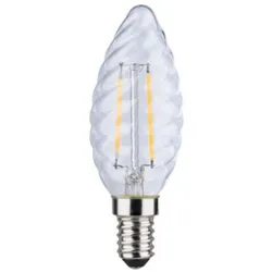 Müller Licht LED Kerzenlampe 2,5W (25W) E14 827 360° NODIM Klar gedreht