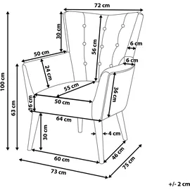 Beliani Sessel ANGEN