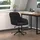 vidaXL Bürostuhl Samt Schwarz