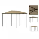 vidaXL Pavillon 3x4x2,6 m Taupe 160 g/m2