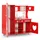 vidaXL Kinderspielküche MDF 84×31×89 cm Rot