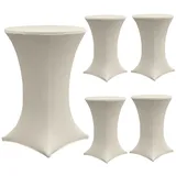 Trutzholm Stehtischhusse Husse Stretch Durchmesser 60cm Beige
