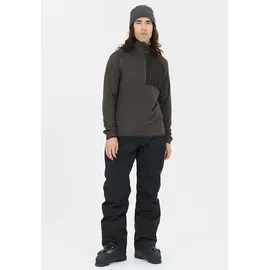 Whistler Strickpullover "Helge", Damen, Gr. XXL, grau, 95% Polyester, 5% Elasthan, unifarben, kurz, Rundhals, Pullover Strickpullover, Im atmungsaktiven und dehnbaren Design