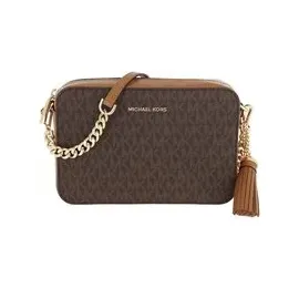 Michael Kors Jet Set Medium Camera Bag brown