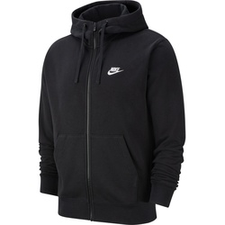 NIKE Sportswear Club French Terry Kapuzenjacke black/white XXL