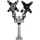 Startech Desk Mount Dual Monitor Arm Premium Silber