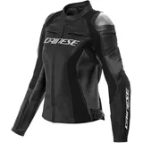 Dainese Racing 4 Damen Lederjacke, schwarz 44